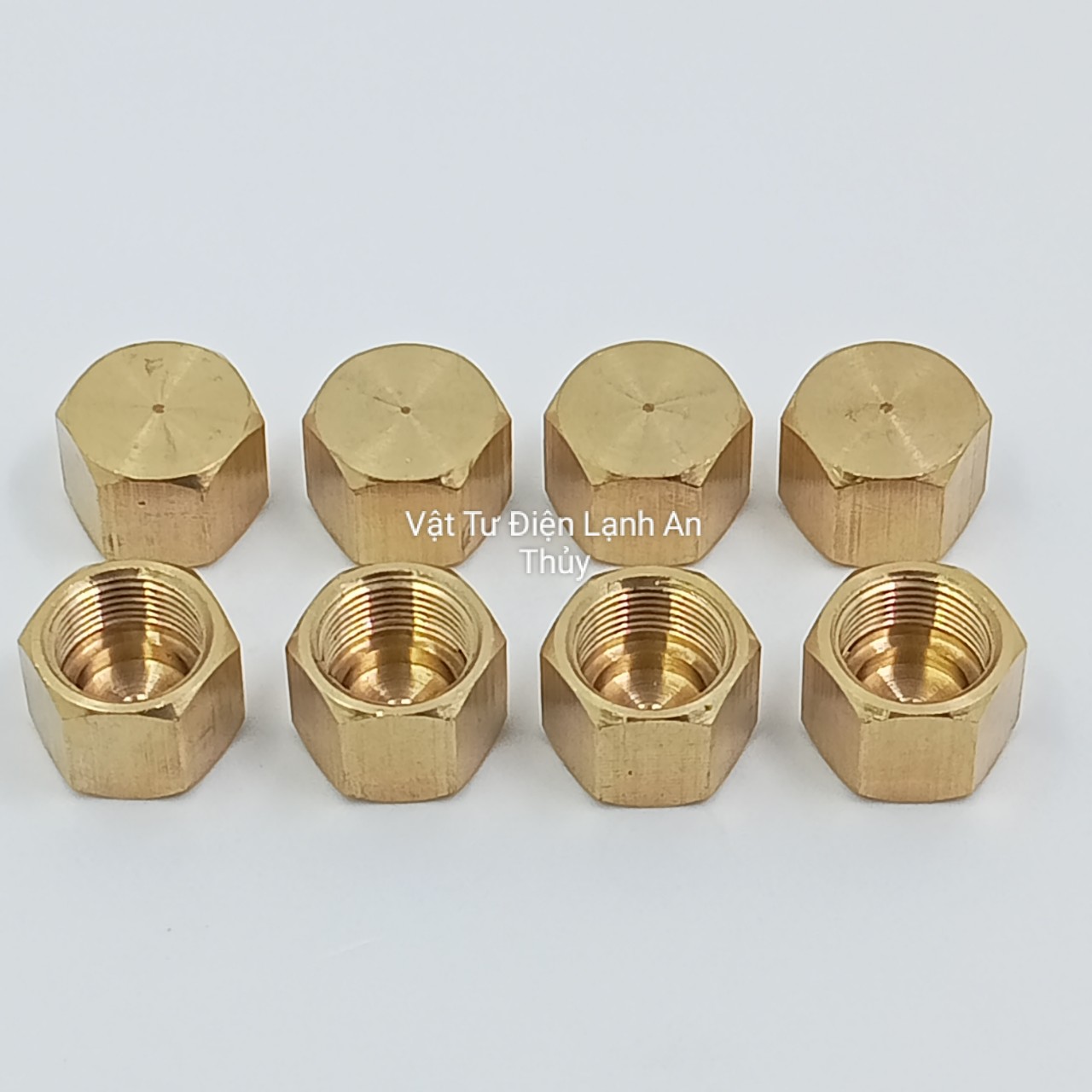 Nắp bích 14 dùng cho máy DAIKIN - Nút bịt ống đồng zen 14 - Nắp bịt ống đồng - Nắp bịt ren trong, Nút bít ren trong