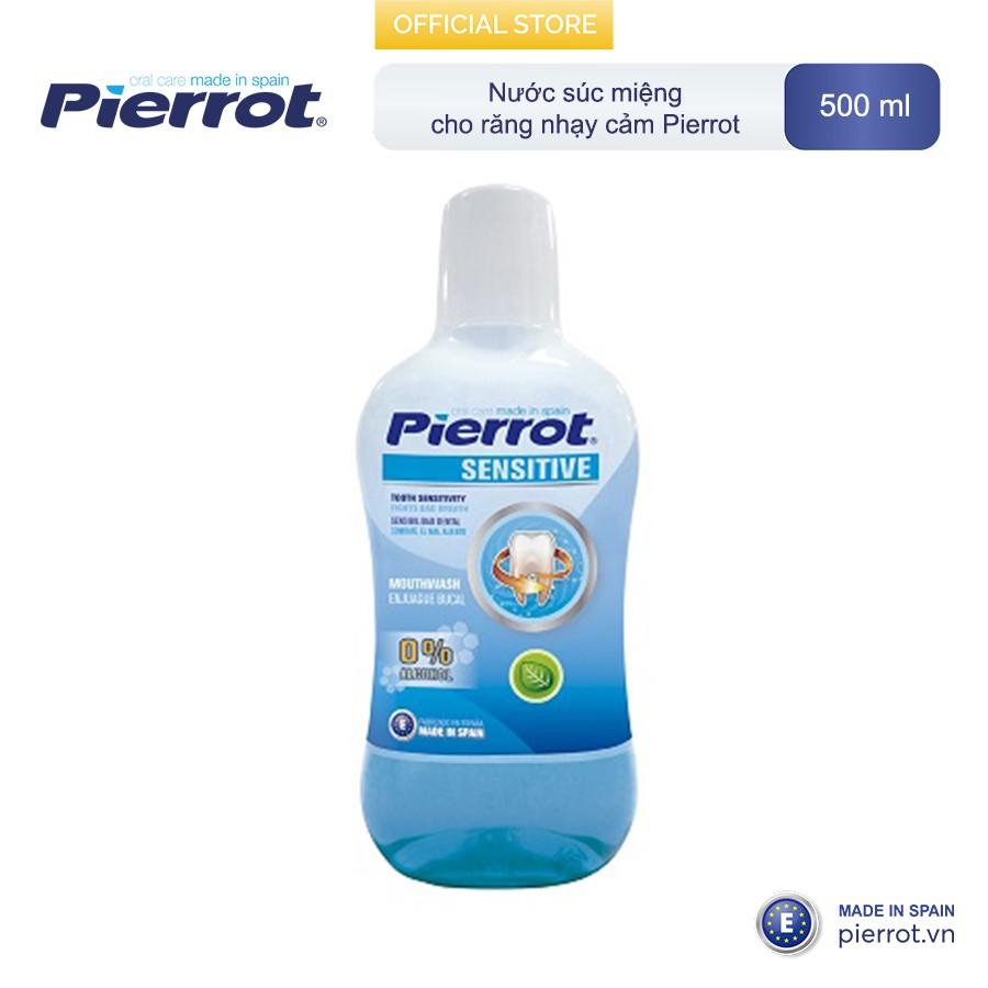 [Mua 2 tặng 1] Nước súc miệng cho răng nhạy cảm Pierrot 500ML