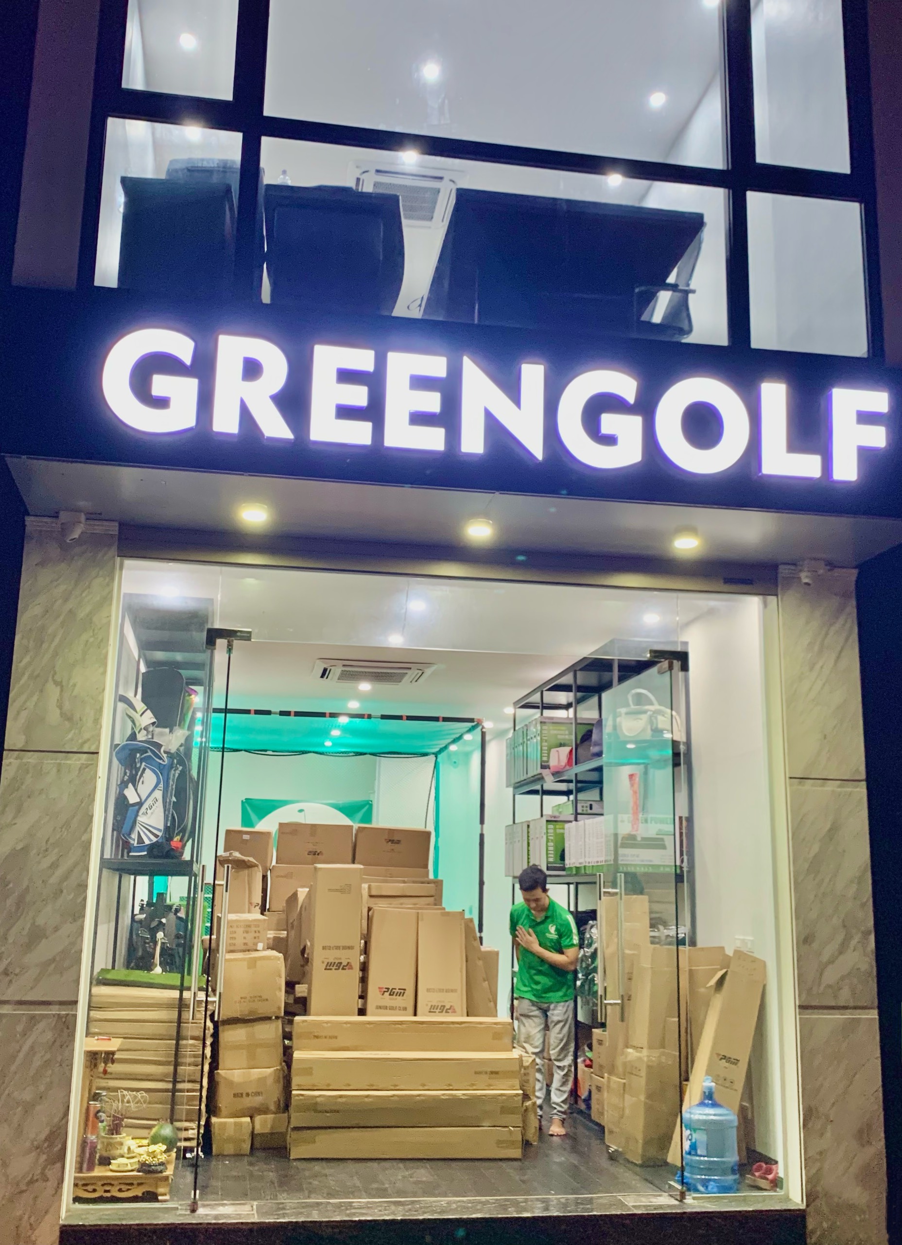 Khung Lưới Tập Golf Nhiều Kích Thước Tặng kèm Hồng Tâm/ 2 Lớp Lưới/ Tặng 10 Bóng/ Chơi Golf An Toàn Tại Nhà )