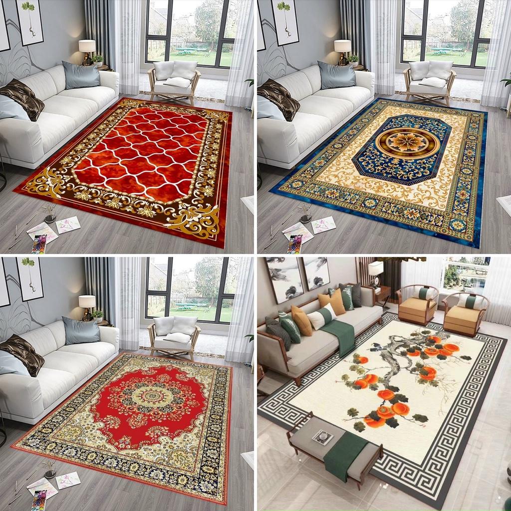 Thảm trang trí kích thước lớn - thảm trải sàn decor phòng khách, phòng ngủ cực sang