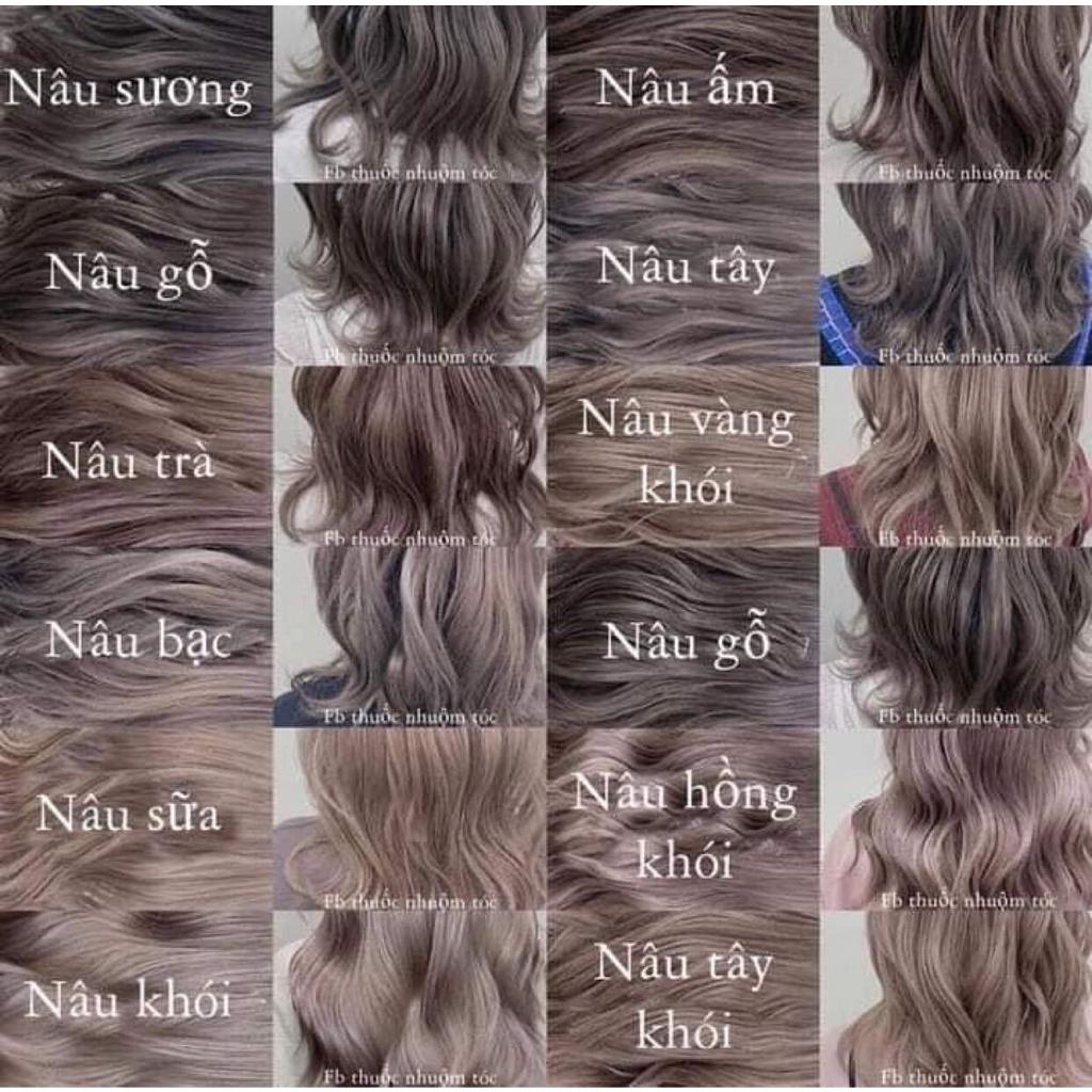 Thuốc Nhuộm Tóc Tone Nâu Hot trend