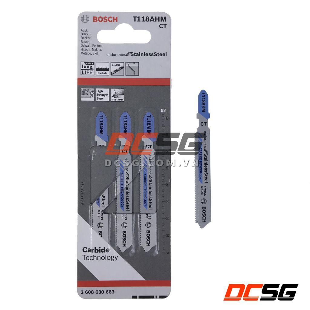 Lưỡi cưa lọng cắt inox Carbide teachnology T118AHM Bosch 2608630663 | DCSG