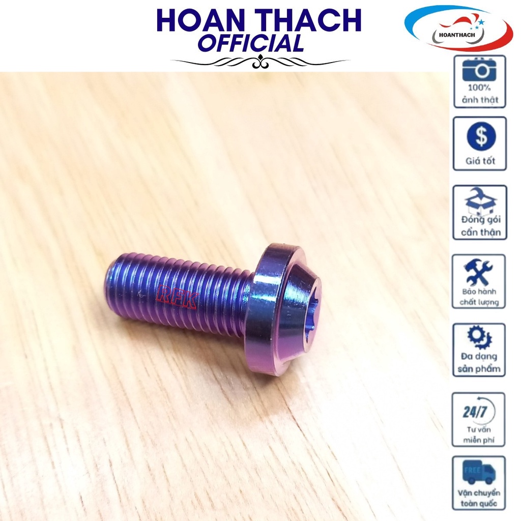 Ốc Gr5 10L20 Đầu Dù Xanh Tím dùng cho nhiều dòng xe máy SP016454 (giá 1 con)