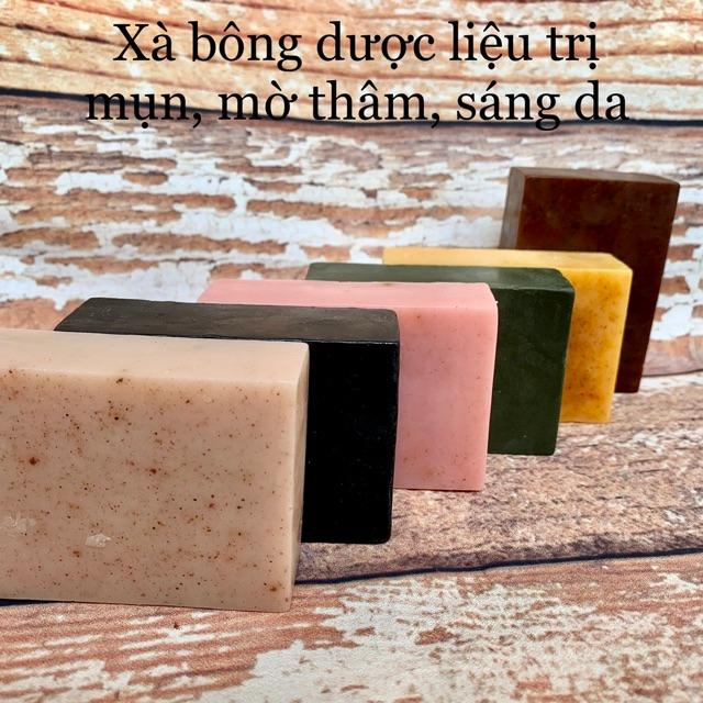 Xà bông bồ hòn Ngọc Trai thuốc bắc handmade tự nhiên 100% có giấy kiểm nghiệm hsd 18 tháng