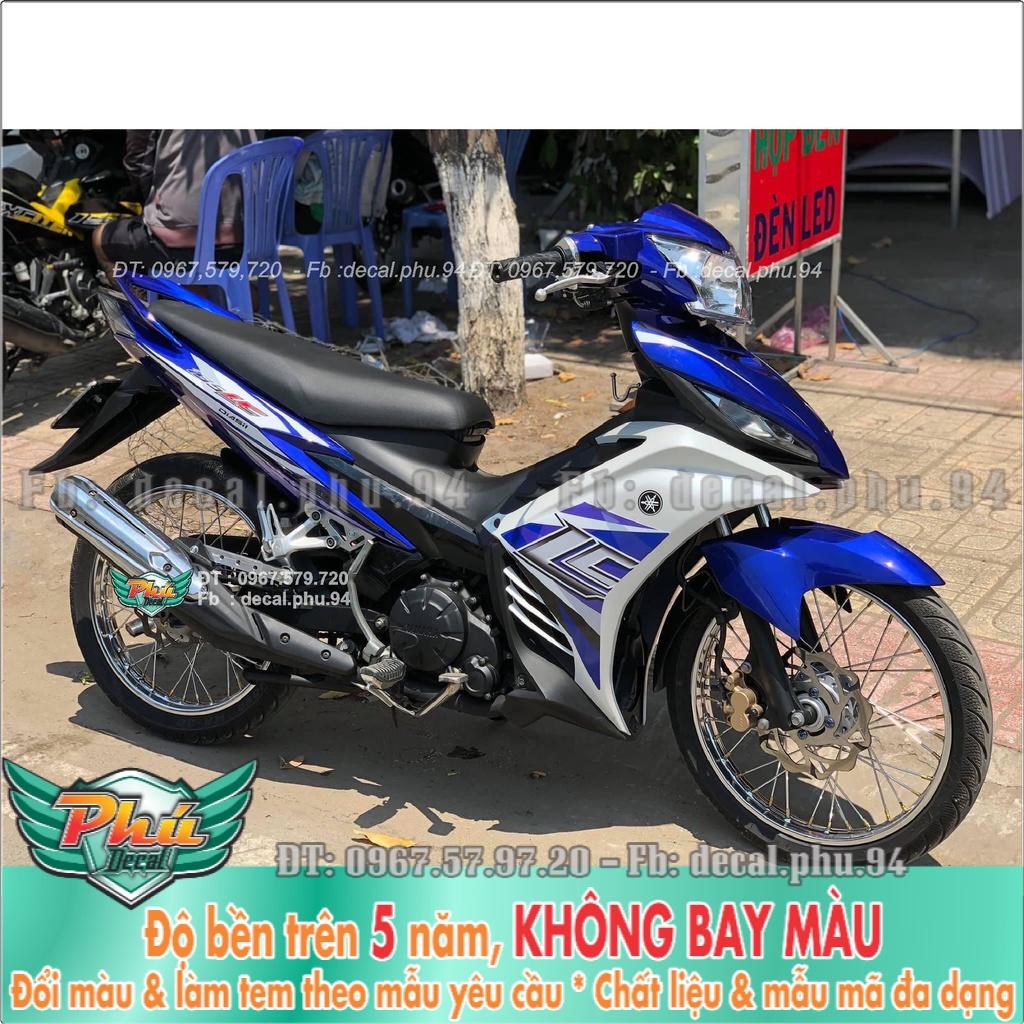 Tem Rời Exciter 135 Lc trắng xanh -1