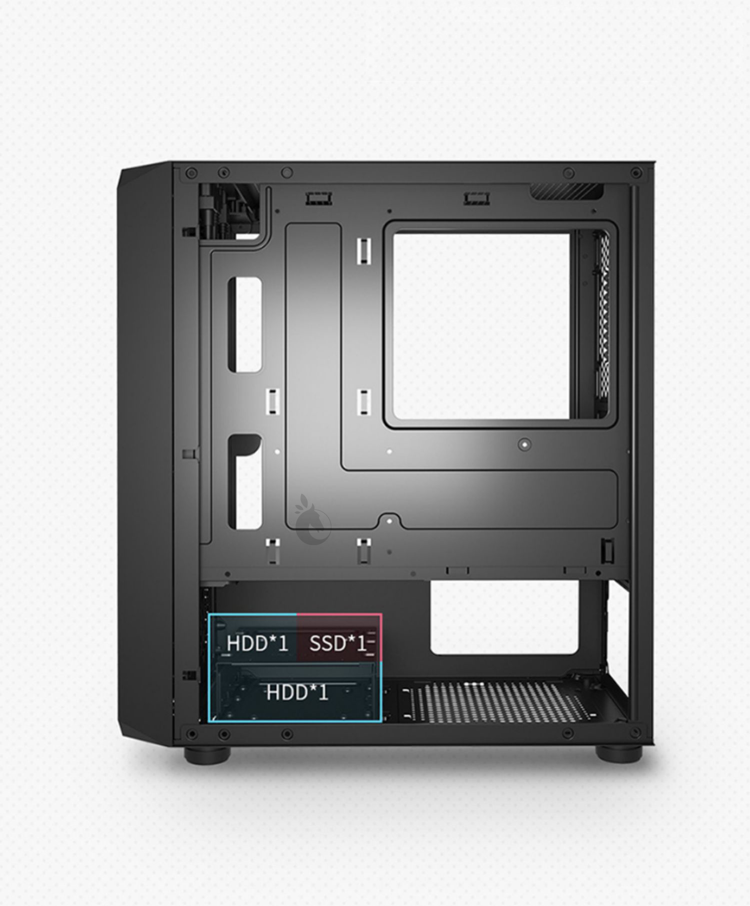 Vỏ Case Máy Tính Segotep Artis 2F M-ATX Black /White /Pink -Hàng nhập khẩu