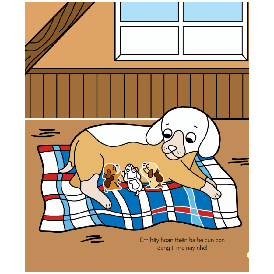 Tô Màu Khám Phá Thế Giới- Các Em Bé Động Vật