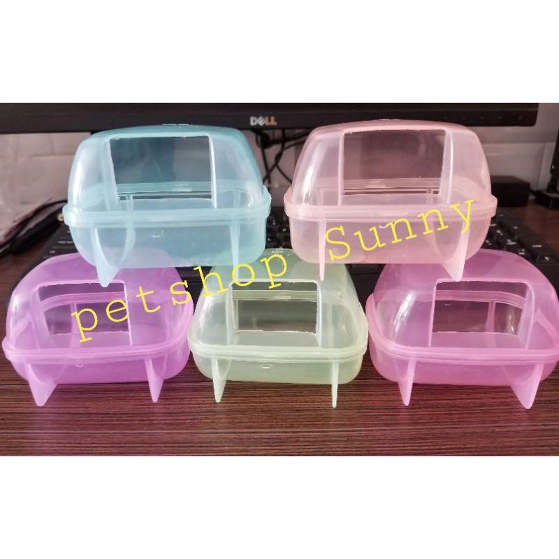 Nhà tắm nhựa vuông nhỏ hamster Made in Thailand