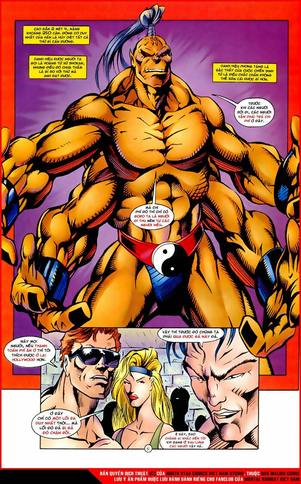 mortal kombat malibu comic chapter 3 5