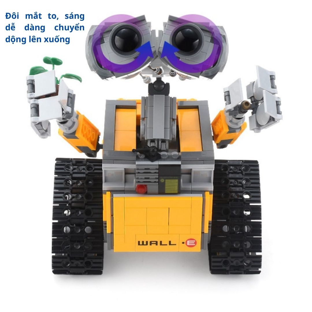 Đồ chơi lắp ráp xếp hình Robot người máy biết yêu