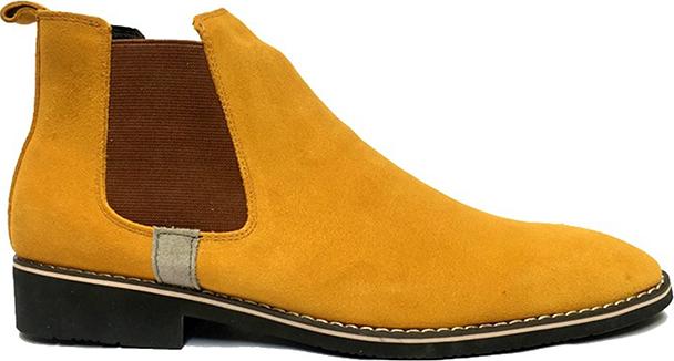 Giày Chelsea Boot Nam G34 - Vàng (Size