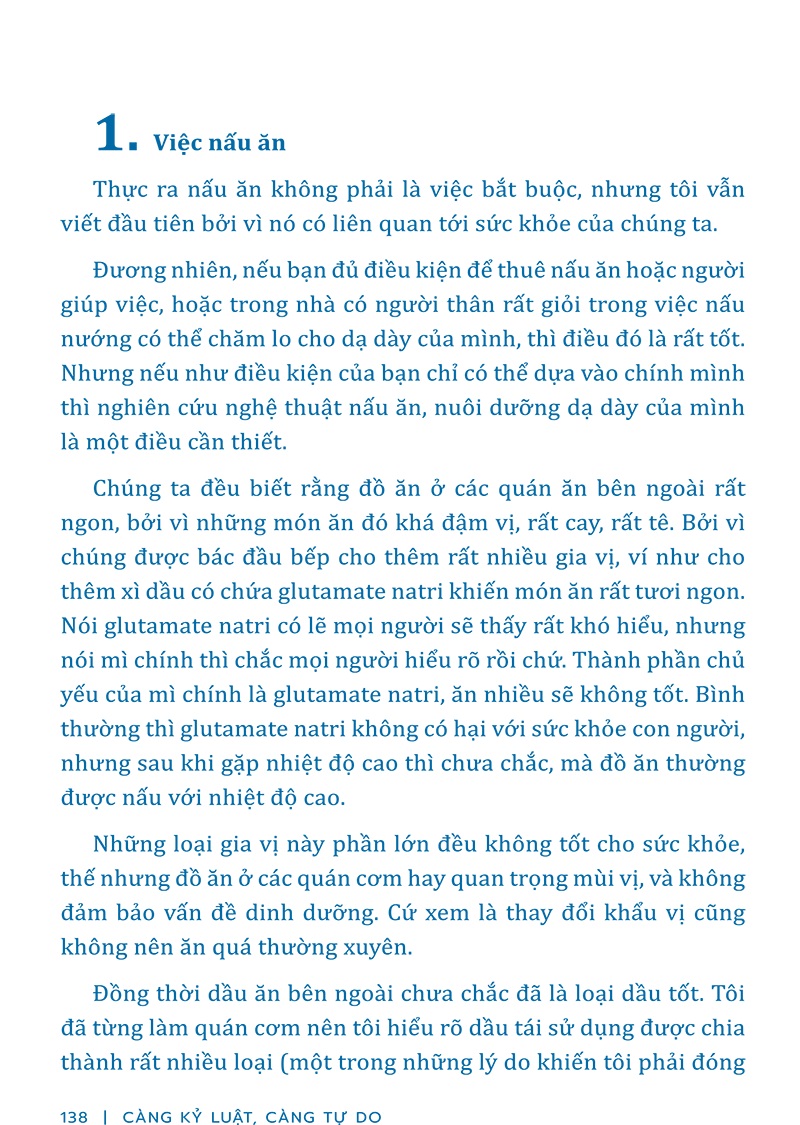 Càng Kỷ Luật, Càng Tự Do - Ca Tây