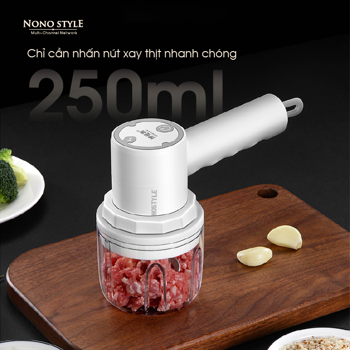Máy Đánh Trứng Cầm Tay NONOSTYLE H-D03 - Đánh Trứng & Xay Gia Vị - Hàng Chính Hãng