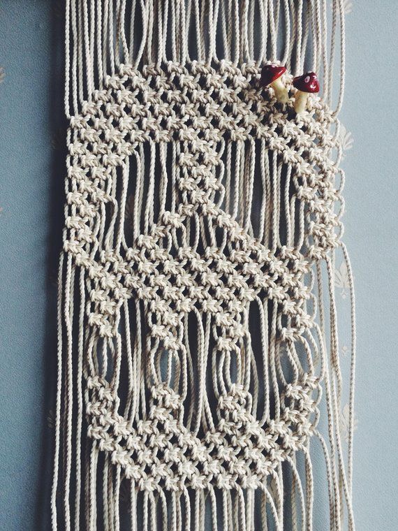 01 Mành Macrame thủ công tết hình độc đáo trang trí nội ngoại thất gia đình, quán cafe, homestay