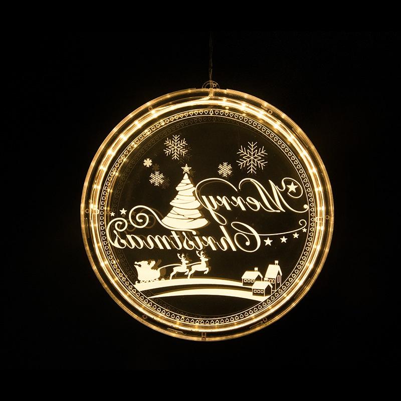 Đèn Led 3d Treo Trang Trí Giáng Sinh