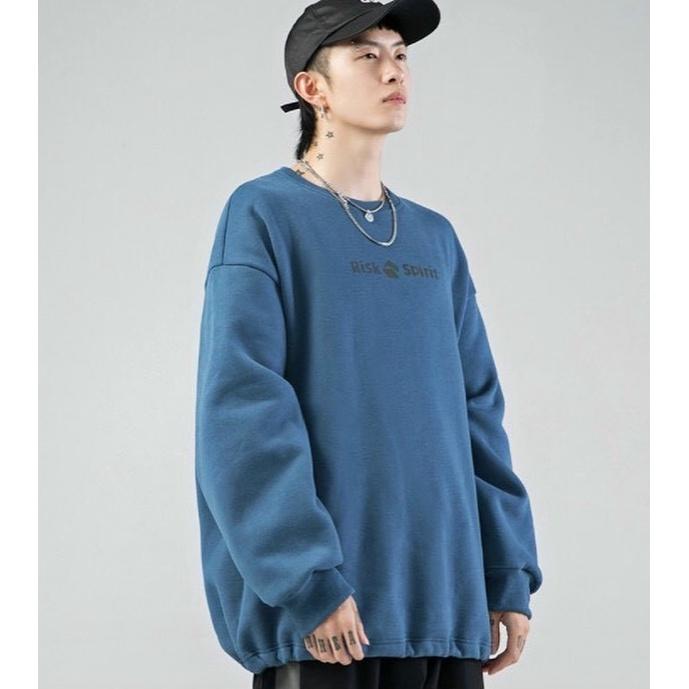 Áo Sweater nam nữ MEANSTORE nỉ lót lông oversize Unisex form rộng Ulzzang Streetware Hàn Quốc chất mềm mịn - G3038