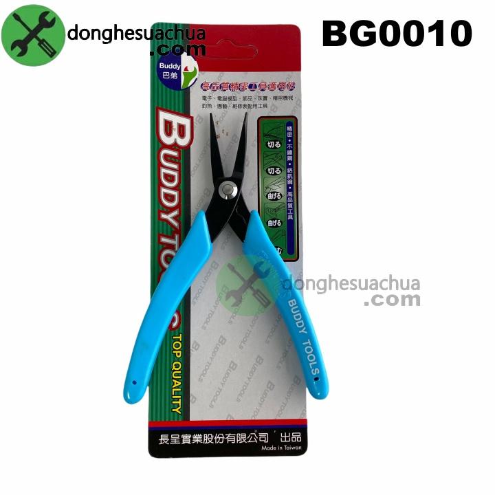 Kìm nhọn cán xanh 4.5 inch 125mm Buddy BG0010