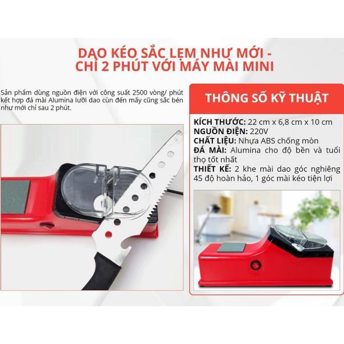 Máy mài dao mini thông minh chạy bằng điện 220v