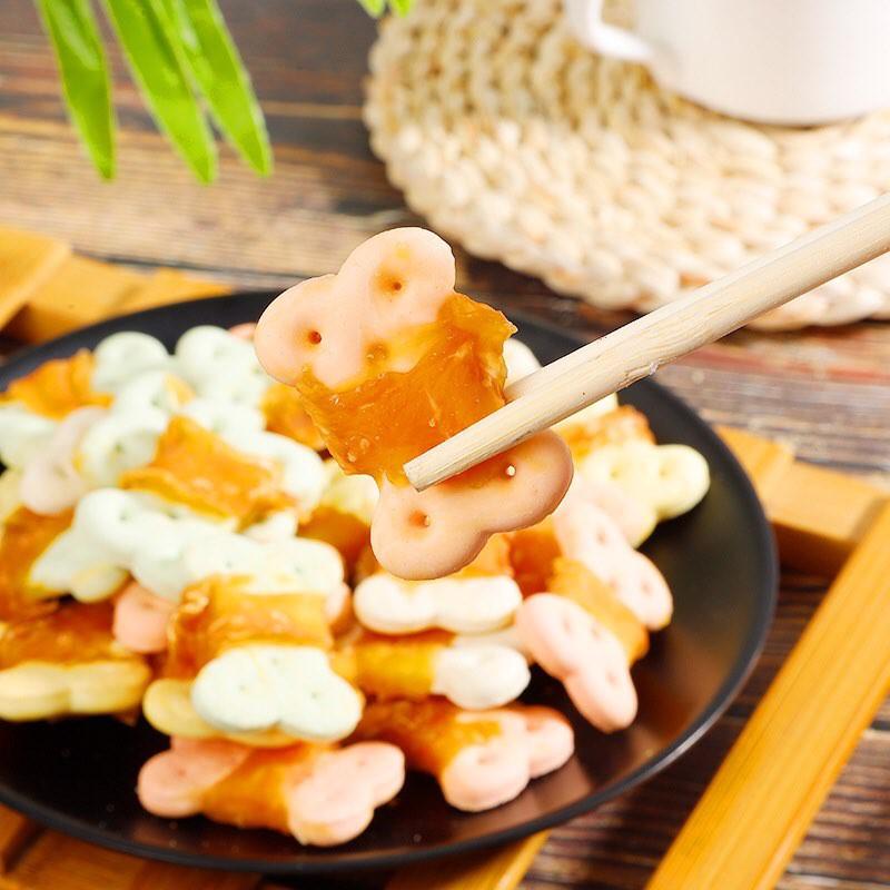 Bánh thưởng cho chó, Đồ Ăn Vặt cho chó cao cấp 100g