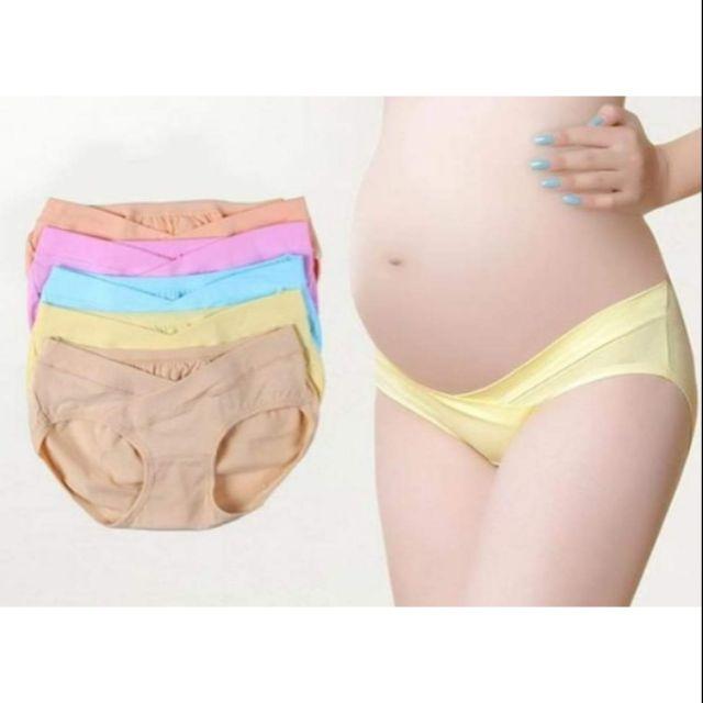 Com bo 5 chiếc quần lót bầu cạp chéo 100% cottong
