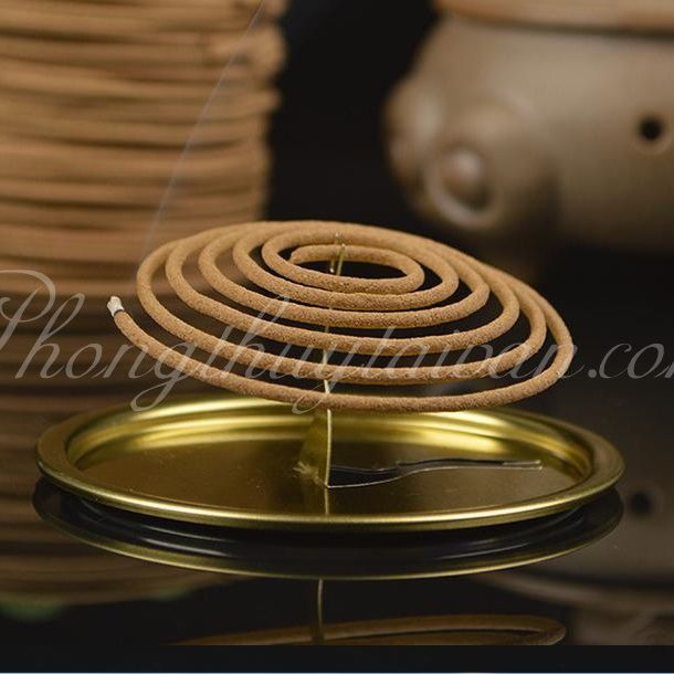 Đế cắm nhang vòng Nhôm đường kính 7.2cm - thờ cúng