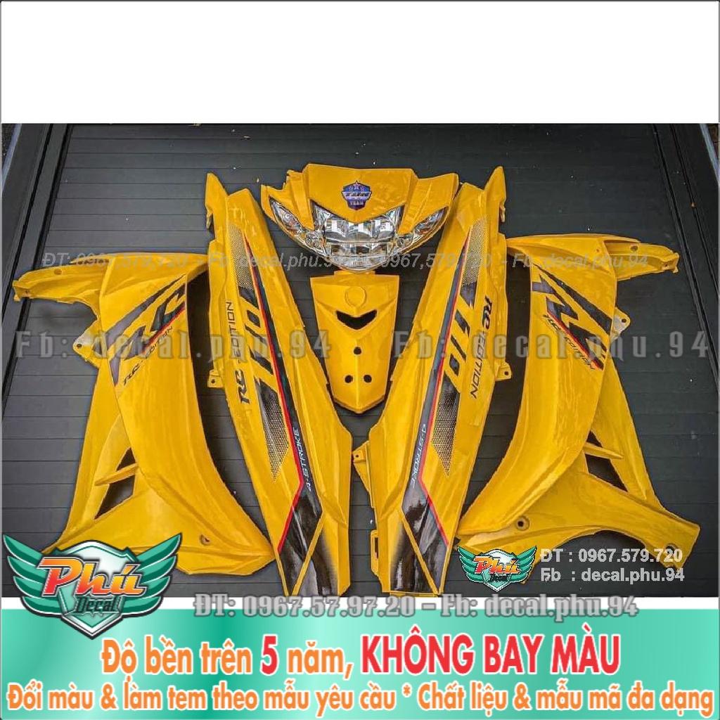Tem Rời Sirius Rc vàng đen  -1