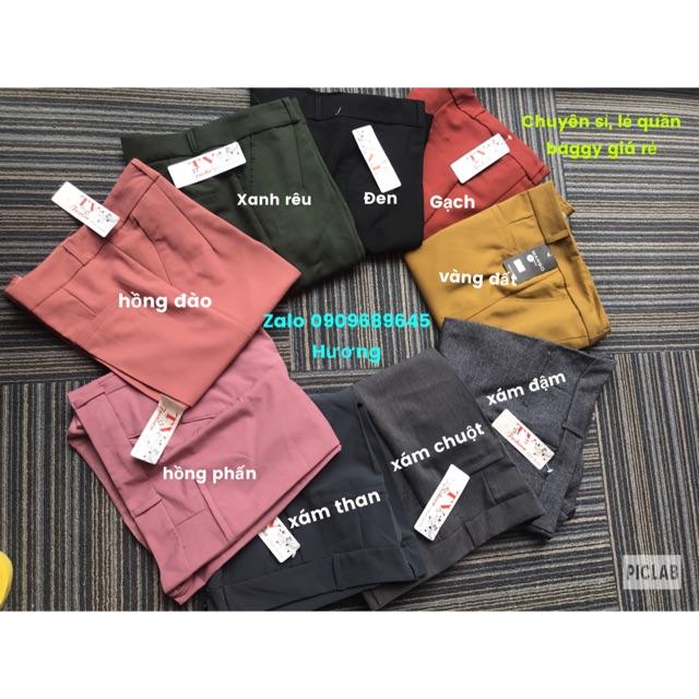 Quần Baggy nữ công sở hàng VNXK giá tận xưởng thanh lịch, thoải mái cho người đi làm