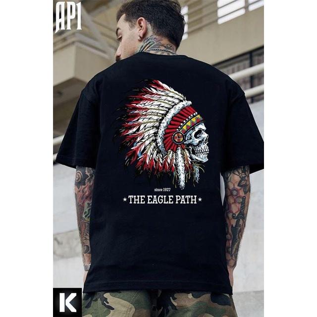 ÁO THUN NAM NỮ COTON BIG SIZE ĐẦU LÂU LÔNG VŨ THE EAGLE