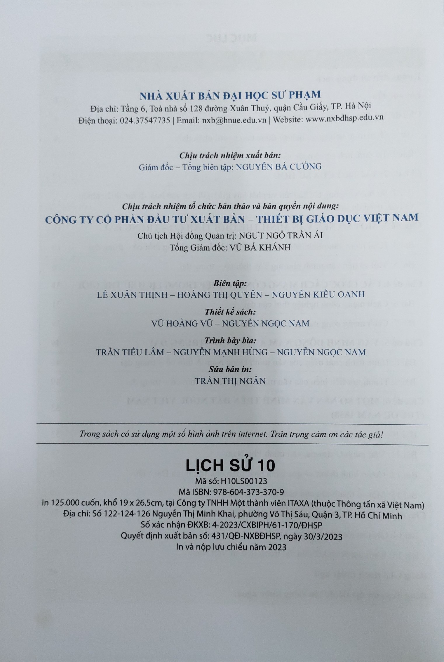 Lịch Sử lớp 10