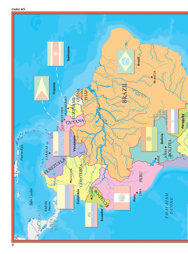 Sách - Atlas Sticker Các Lá Cờ - Hơn 200 Sticker - ndbooks