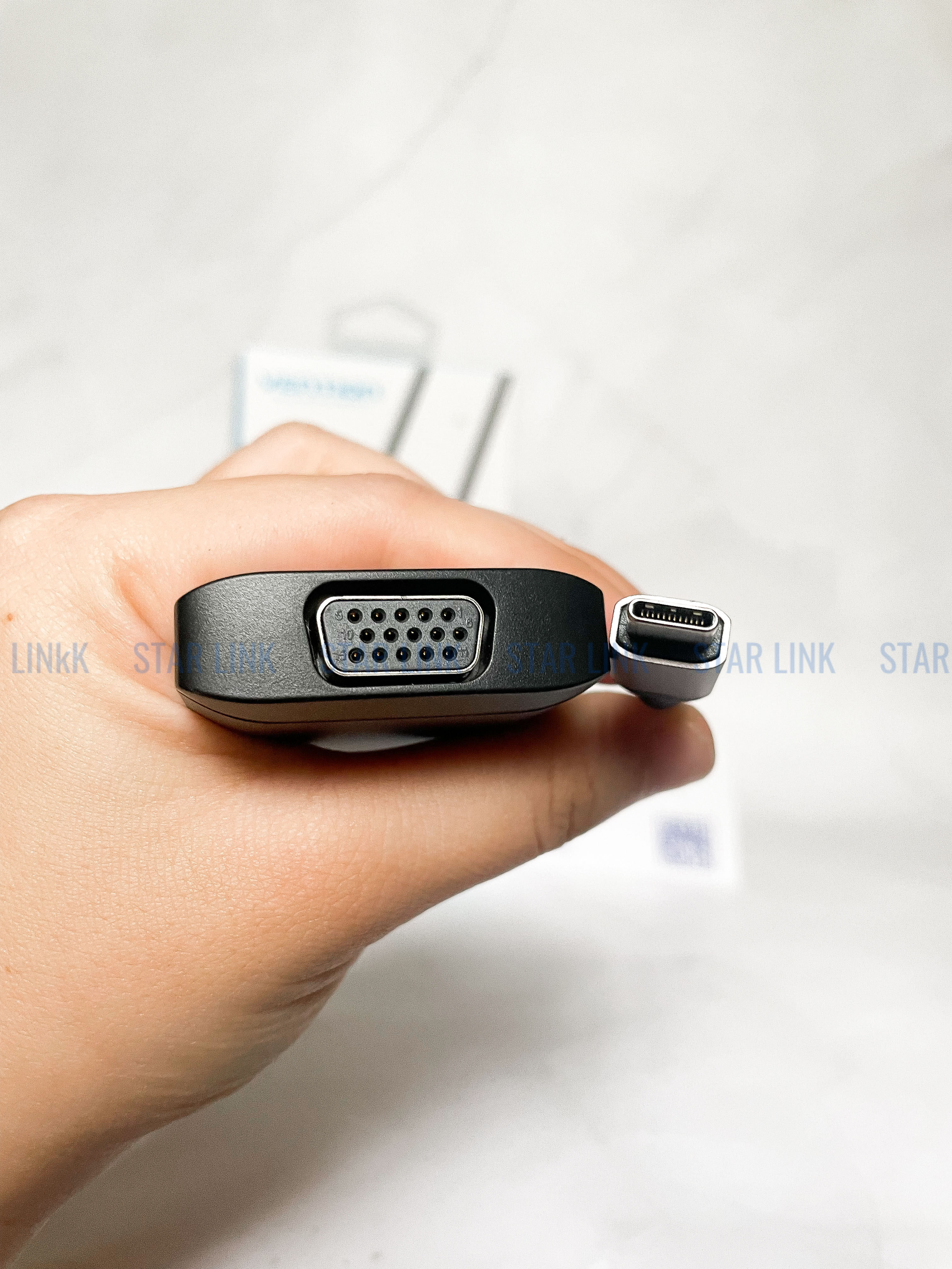 Hub Type-C to HDMI VGA Cáp chuyển đổi USB Type C to HDMI + VGA + USB 3.0 + PD Vention - Hàng chính hãng