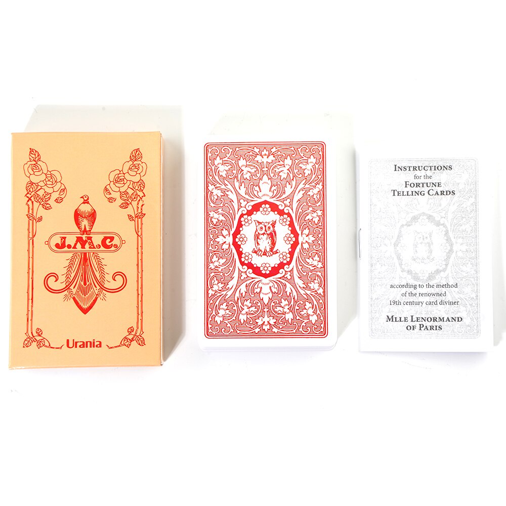 Bộ Bài  Lenormand Urania JMC Red Owl Tarot