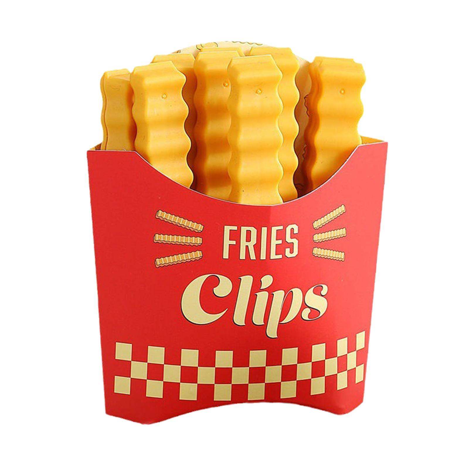 12x Food Bag Clip Fridge Cute Chip Clips for Snack Bag Kitchen Bakery