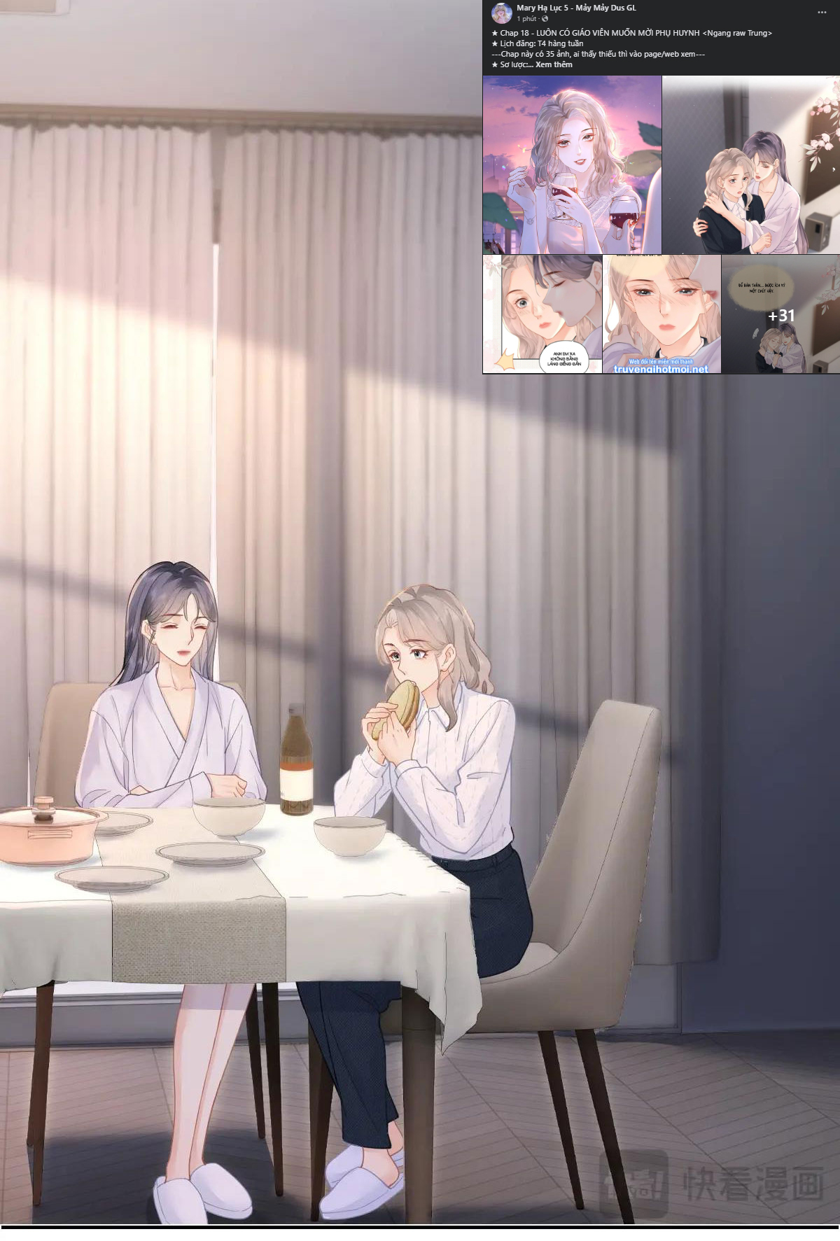 luôn có giáo viên muốn mời phụ huynh chapter 18.1 19