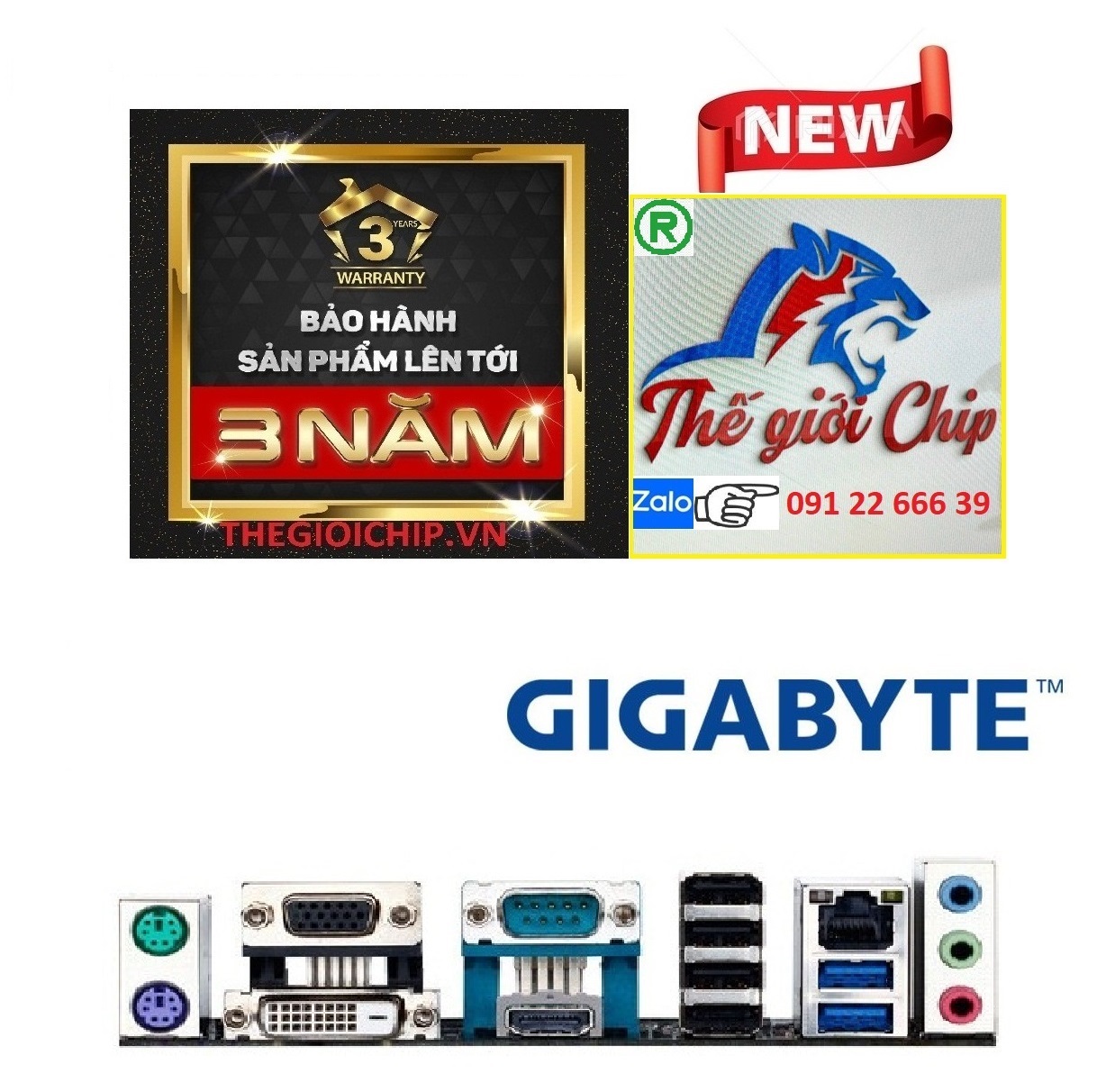 Bo Mạch Chủ (Mainboard) Gigabyte H81M-D3H - Hàng Chính Hãng