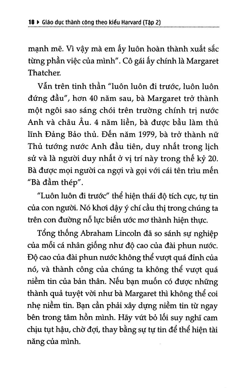 Giáo Dục Thành Công Theo Kiểu Harvard Tập 2