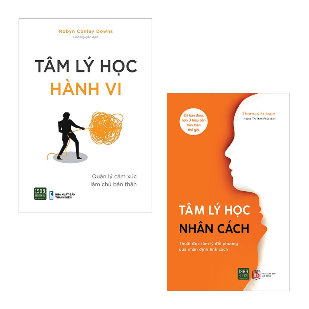 Combo 2 Cuốn Sách Tâm Lý Hay- Tâm Lý Học Nhân Cách + Tâm Lý Học Hành Vi