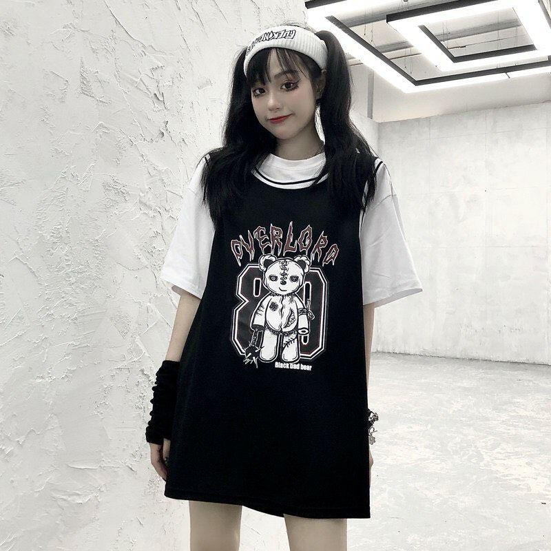 Áo Phối Ráp Tay Uinsex Cool Nhầu_ Áo Tay Lở From Rộng Chất Cotton Xịn