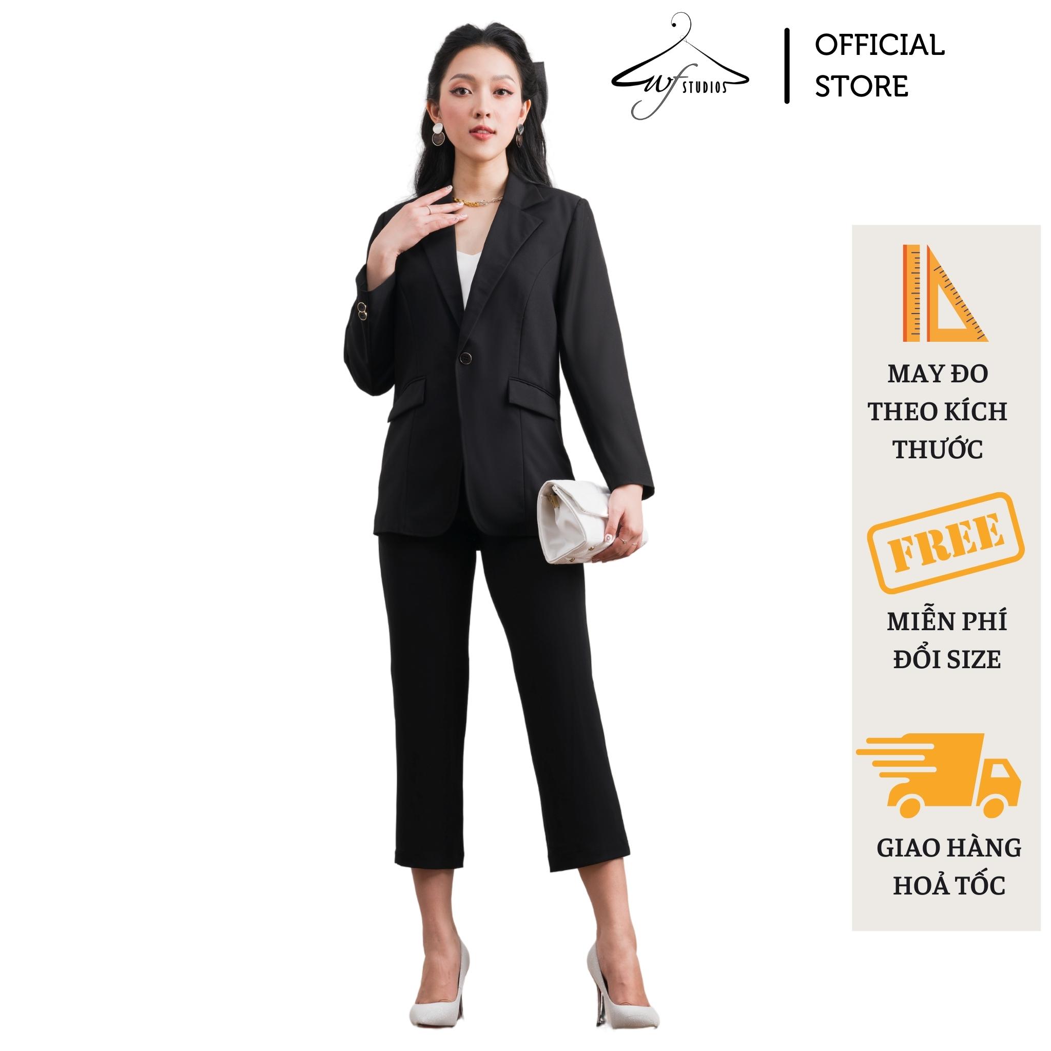 Hình ảnh Áo khoác blazer, áo vest nữ kiểu Hàn Quốc tay lỡ, chất vải đẹp, nhiều màu Blz02 - Thời trang công sở WFstudios