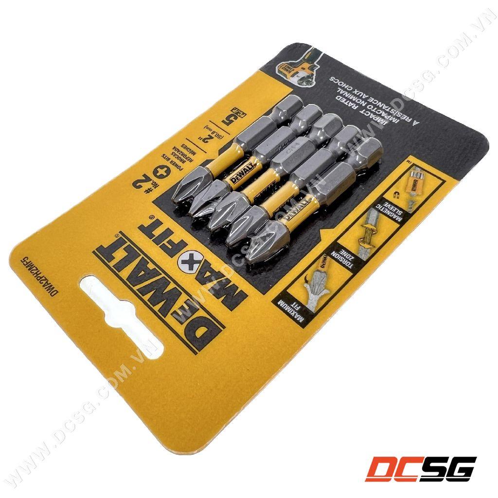 Mũi vít bake 1 đầu Ph2x50.8 DEWALT MAXFIT DWA2PH2MF5 | DCSG