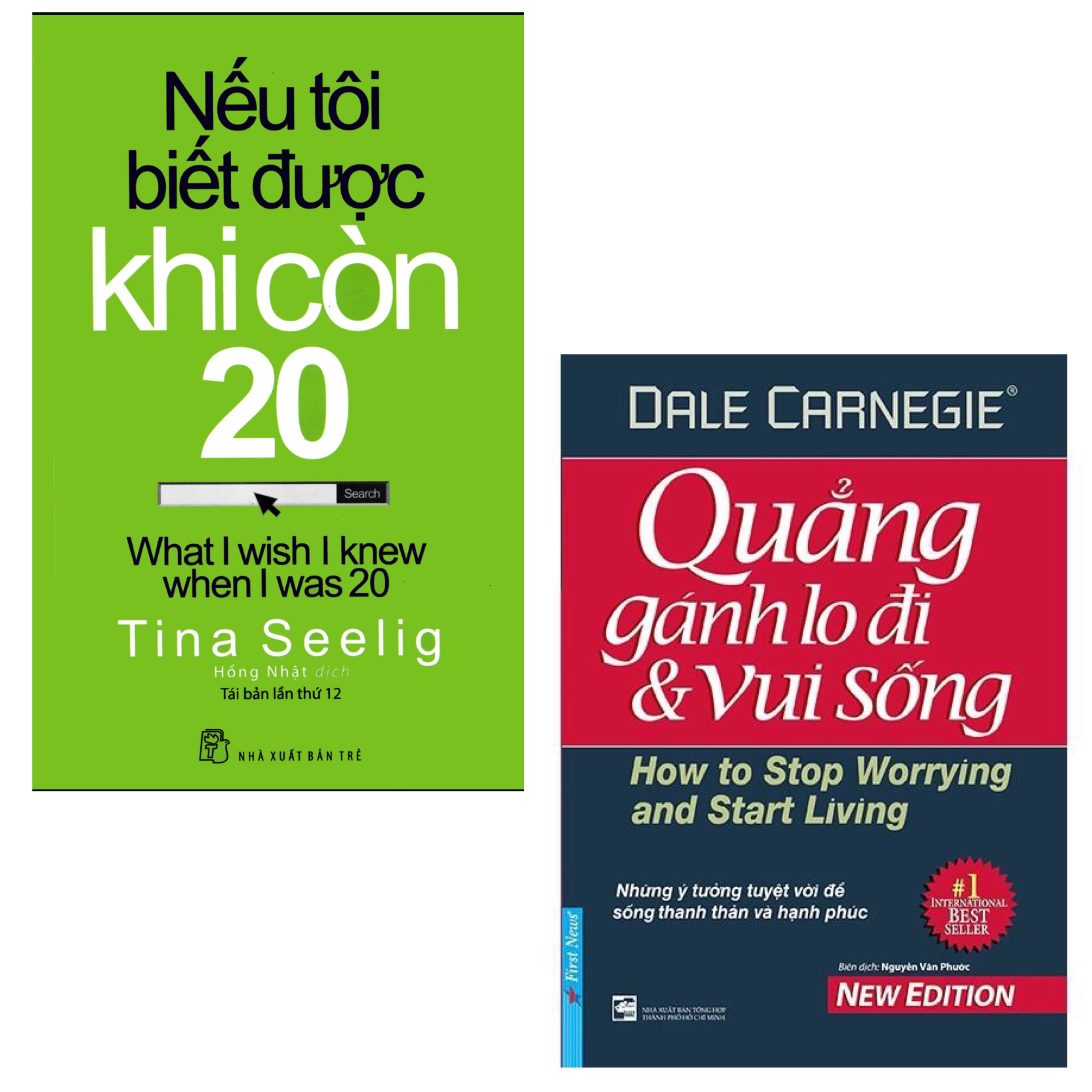 Combo 2 Cuốn :Quẳng Gánh Lo Đi Và Vui Sống + Nếu Tôi Biết Được Khi Còn 20