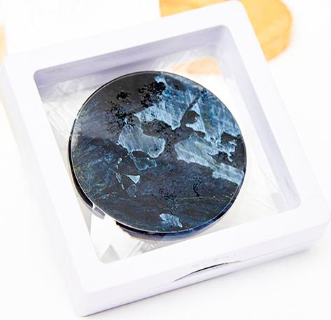 Mặt đá đá pietersite xanh mệnh thủy mộc - Ngọc Qúy Gemstones