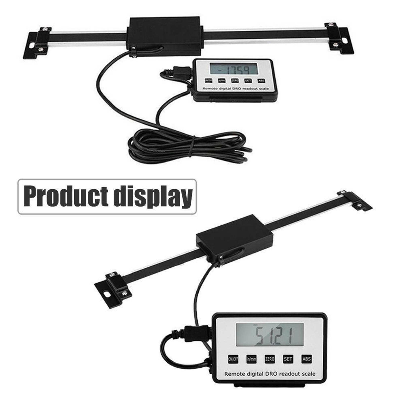 0-300mm Digital LCD Accurate DRO Readout Scale For Milling Lathe Linear Tool