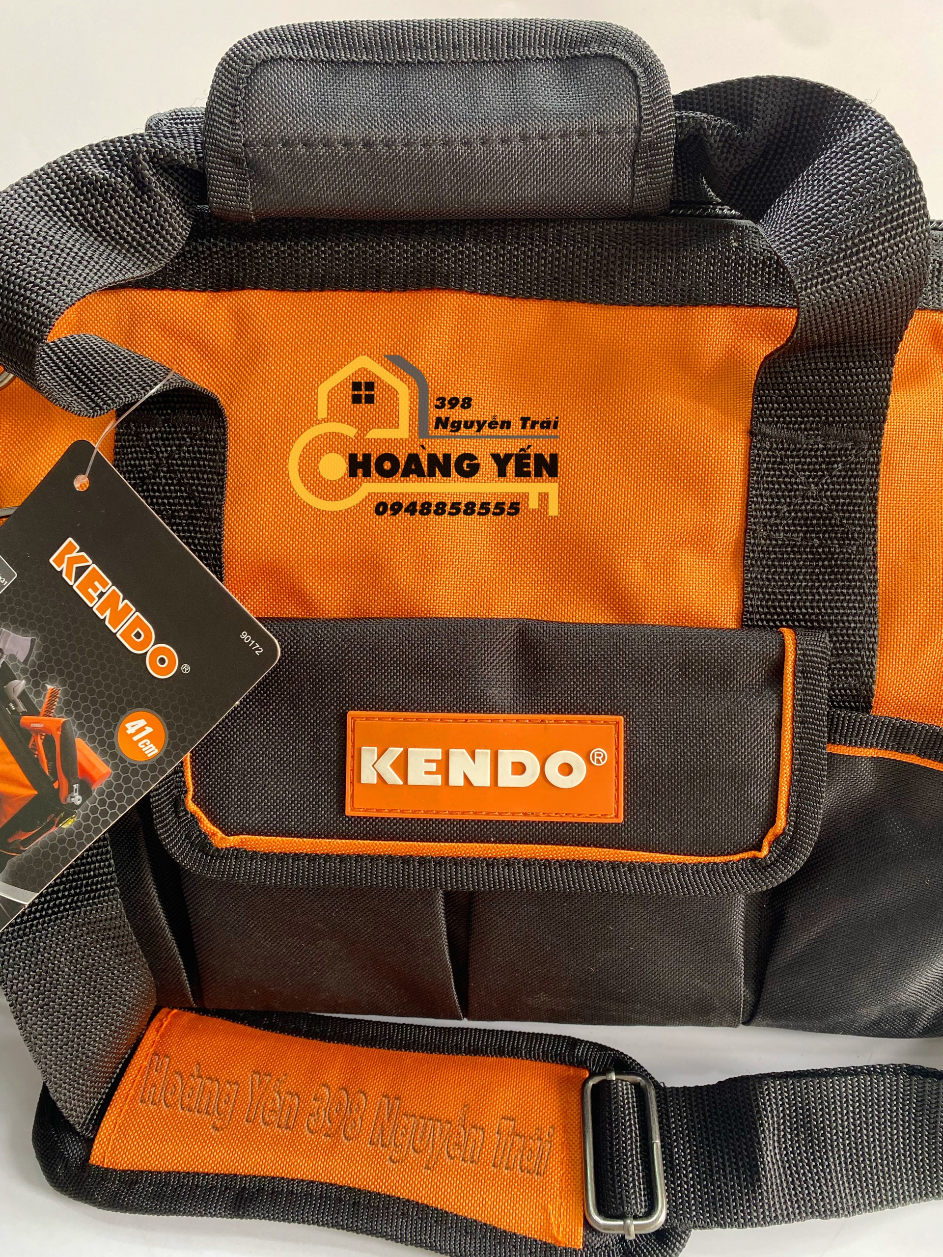 Túi đựng dụng cụ, đồ nghề cao cấp KENDO 90172, Chuyên dụng đựng đồ sửa chữa, tiện lợi
