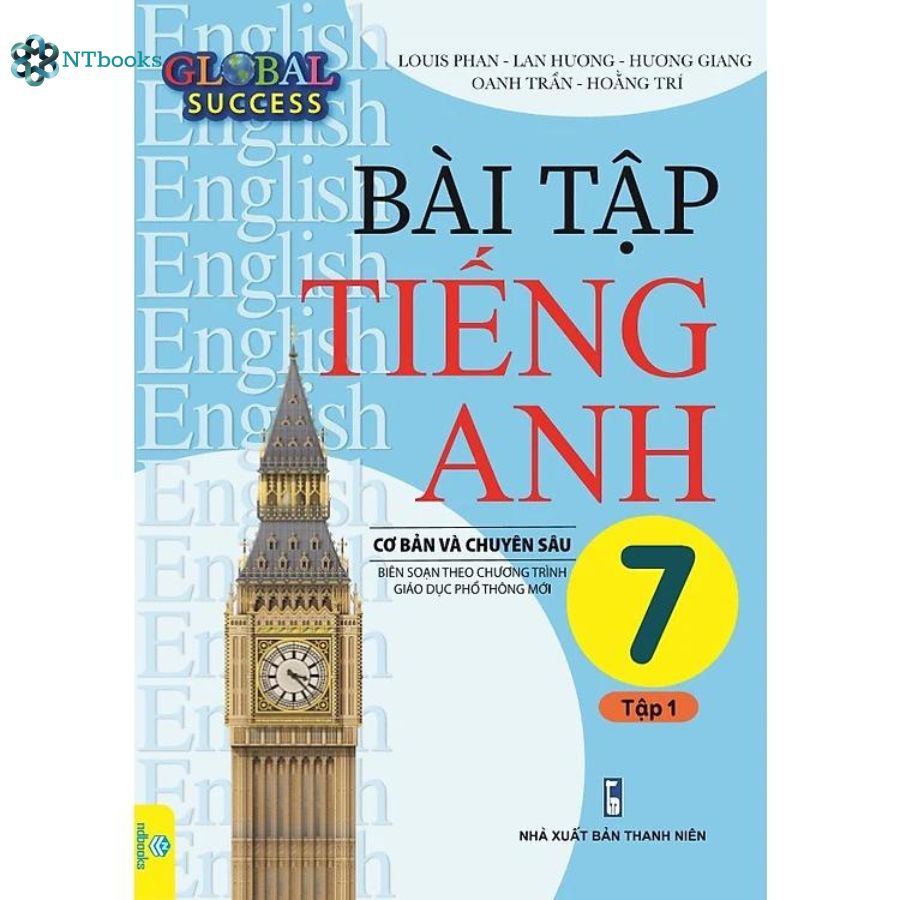 Combo 2 cuốn sách Bài Tập Tiếng Anh 7 Cơ Bản Và Chuyên Sâu Tập 1+2 (Biên soạn theo chương trình GDPT mới Global Success)