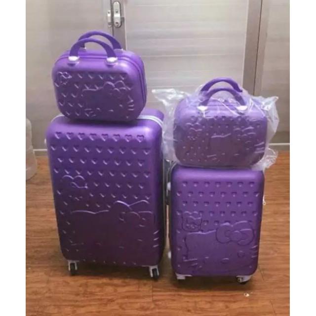 Set 3món Vali Kitty siêu yêu **Tặng túi bọc dày dặn**/ Cgia ngon