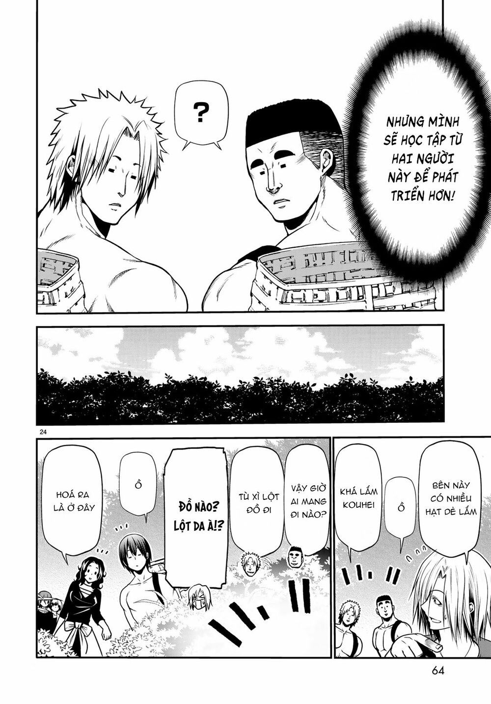 cô gái thích lặn - grand blue chapter 60 24