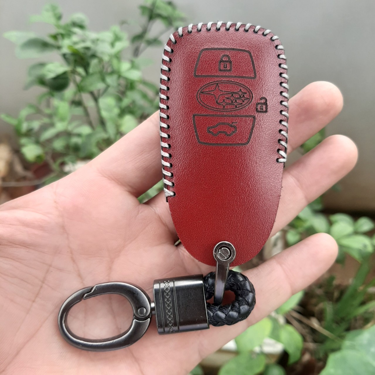 Bao da chìa khoá SUBARU ,subaru forester, wrx, xv , outback, legacy da bò thật bảo hành 2 năm
