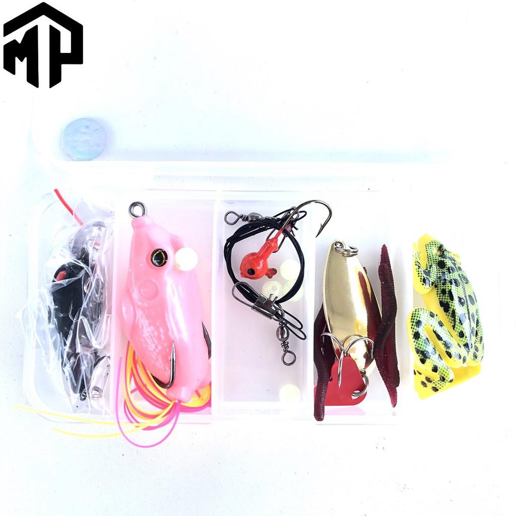 Sét mồi câu lure GW , combo 10 con tổng hợp