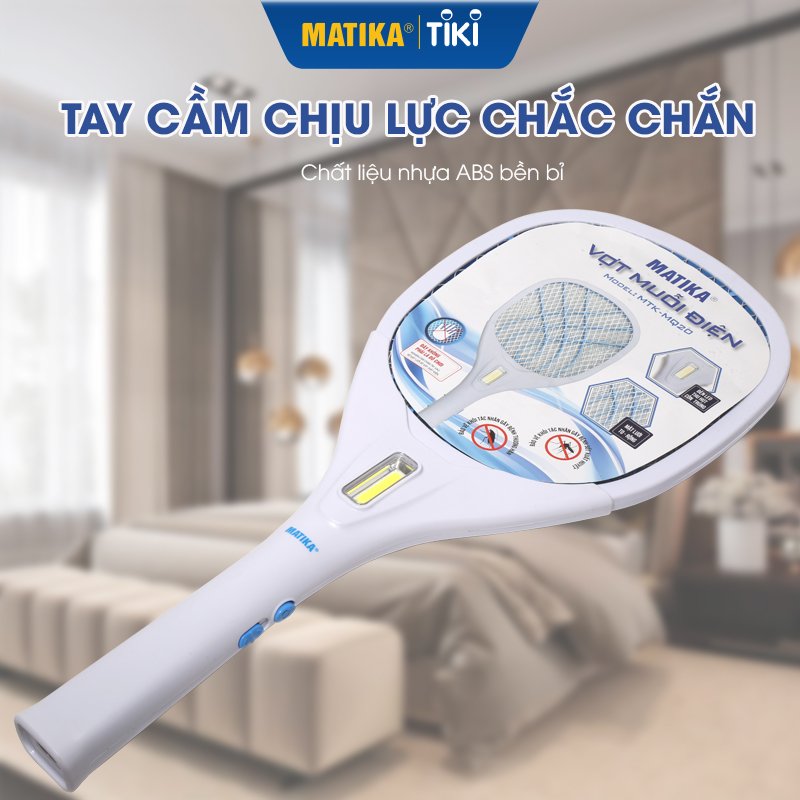 Vợt Muỗi POVENA Màu Xanh PVN-MQ20 - Hàng chính hãng